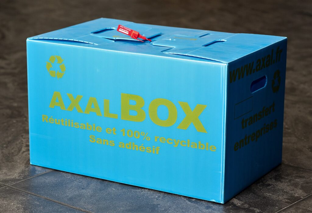 Axalbox, alternative durable au carton de déménagement